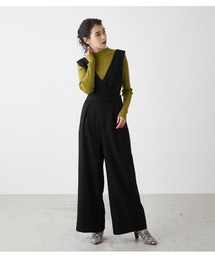 AZUL by moussy | CACHE COEUR 2WAY ALL IN ONE/カシュクール2WAYオールインワン(つなぎ/オールインワン)