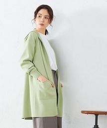 COMME CA ISM | スムース編み スリット入り ニット パーカ(パーカー)