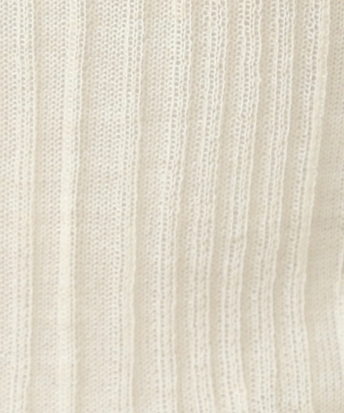 libelle more(リベル モア)の「ビスコース混光沢シアーランダムリブ+ボードレーキャミ セット(Tシャツ/カットソー・レディース・オフホワイト/ブラック/ライトベージュ/ライトピンク/シルバー・M/L)」の20枚目の写真