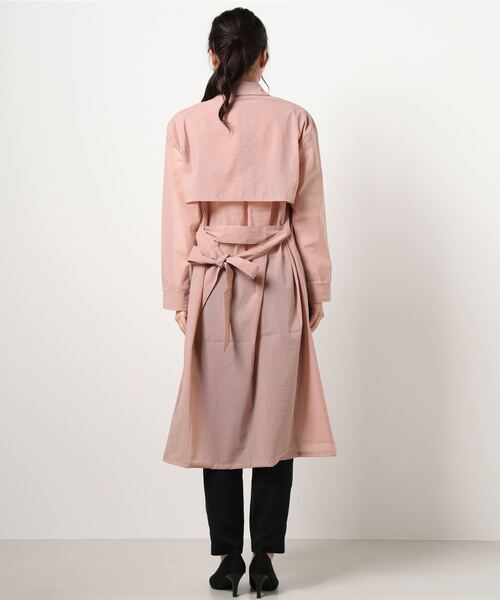 KOBE LETTUCE(コウベレタス)の「シアートレンチコート(トレンチコート・レディース・イエロー/ミント/ピンク・FREE)」の5枚目の写真