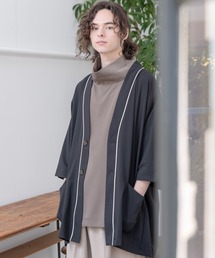 CASPER JOHN | Piping Semi Long Cardigan/パイピングセミロングカーディガン(カーディガン/ボレロ)