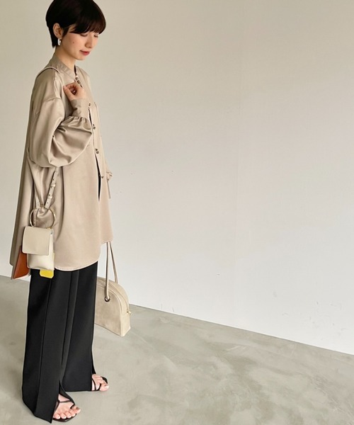 NEUNA（ヌナ）の「【自由にアレンジが可能！】モバイルケース/パスケース・定期入れ/キーケース/組み合わせヴィーガンレザーショルダーバッグ（ショルダーバッグ・レディース・ブラック/グレイッシュベージュ/ミント/マルチ・FREE）」の17枚目の写真