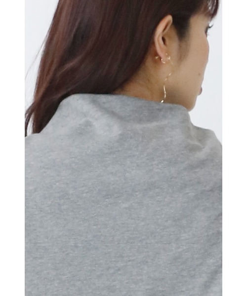 ElegChic(エレグシック)の「ボトルネックドルマントップス(Tシャツ/カットソー・レディース・グレー/ブラック/カーキ・M/4L/XL)」の19枚目の写真