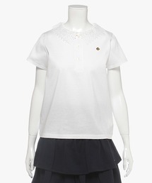 kate spade new york kids（ケイトスペードニューヨーク）の「ガールズ  レースカラートップ（Tシャツ/カットソー・キッズ）」