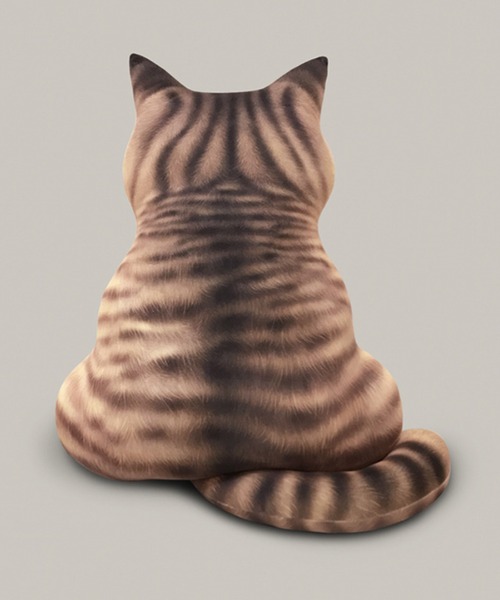 aimoha(アイモハ)の「猫背中柄クッション抱き枕(その他雑貨・レディース・ブラック系2/ダークブラウン系1/オレンジ系1/ホワイト系1/ホワイト系2/ブラック系1/ピンク・MEDIUM)」の14枚目の写真