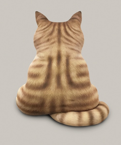 aimoha(アイモハ)の「猫背中柄クッション抱き枕(その他雑貨・レディース・ブラック系2/ダークブラウン系1/オレンジ系1/ホワイト系1/ホワイト系2/ブラック系1/ピンク・MEDIUM)」の15枚目の写真