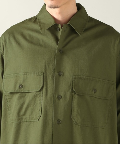 JOURNAL STANDARD relume(ジャーナルスタンダード レリューム)の「【HOUSE HOLD / ハウスホールド】 CPOシャツ(シャツ/ブラウス・メンズ・ベージュ/アイボリー/オリーブ・3/4/1/2)」の10枚目の写真