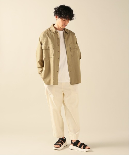JOURNAL STANDARD relume(ジャーナルスタンダード レリューム)の「【HOUSE HOLD / ハウスホールド】 CPOシャツ(シャツ/ブラウス・メンズ・ベージュ/アイボリー/オリーブ・3/4/1/2)」の16枚目の写真