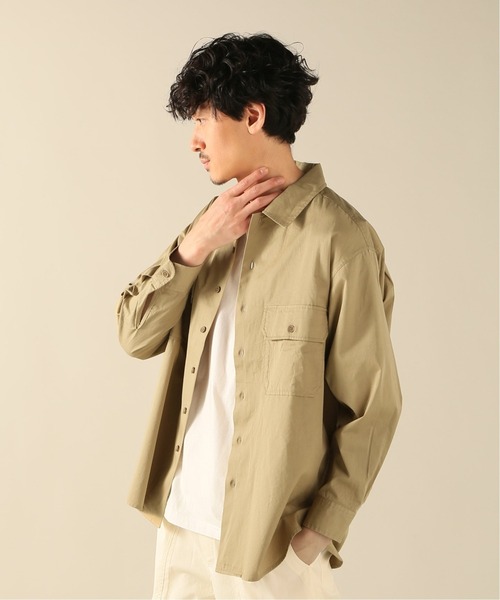 JOURNAL STANDARD relume(ジャーナルスタンダード レリューム)の「【HOUSE HOLD / ハウスホールド】 CPOシャツ(シャツ/ブラウス・メンズ・ベージュ/アイボリー/オリーブ・3/4/1/2)」の7枚目の写真