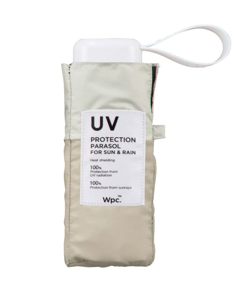 Wpc.（ダブリュピーシー）の「【Wpc.】晴雨兼用完全遮光 遮光切り継ぎタイニー ミニ（折りたたみ傘・レディース・ネイビー/サックスブルー/イエロー/ブルー/グリーン/ミント/ピンク系その他/ピンク/ブラック/パープル/ブラウン/ベージュ/ピンク系その他3/ライトグレー・FREE）」の5枚目の写真