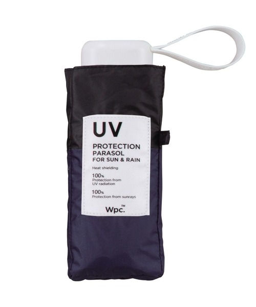 Wpc.（ダブリュピーシー）の「【Wpc.】晴雨兼用完全遮光 遮光切り継ぎタイニー ミニ（折りたたみ傘・レディース・ネイビー/サックスブルー/イエロー/ブルー/グリーン/ミント/ピンク系その他/ピンク/ブラック/パープル/ブラウン/ベージュ/ピンク系その他3/ライトグレー・FREE）」の8枚目の写真