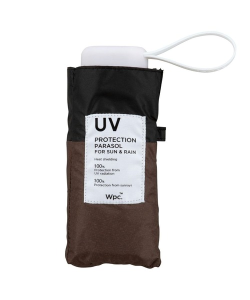 Wpc.（ダブリュピーシー）の「【Wpc.】晴雨兼用完全遮光 遮光切り継ぎタイニー ミニ（折りたたみ傘・レディース・ネイビー/サックスブルー/イエロー/ブルー/グリーン/ミント/ピンク系その他/ピンク/ブラック/パープル/ブラウン/ベージュ/ピンク系その他3/ライトグレー・FREE）」の4枚目の写真