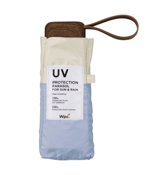 Wpc.（ダブリュピーシー）の「【Wpc.】晴雨兼用完全遮光 遮光切り継ぎタイニー ミニ（折りたたみ傘・レディース・ネイビー/サックスブルー/イエロー/ブルー/グリーン/ミント/ピンク系その他/ピンク/ブラック/パープル/ブラウン/ベージュ/ピンク系その他3/ライトグレー・FREE）」の9枚目の写真