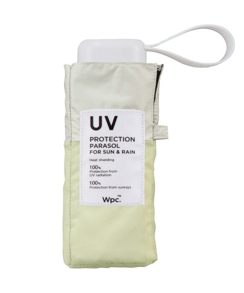 Wpc.（ダブリュピーシー）の「【Wpc.】晴雨兼用完全遮光 遮光切り継ぎタイニー ミニ（折りたたみ傘・レディース・ネイビー/サックスブルー/イエロー/ブルー/グリーン/ミント/ピンク系その他/ピンク/ブラック/パープル/ブラウン/ベージュ/ピンク系その他3/ライトグレー・FREE）」の12枚目の写真