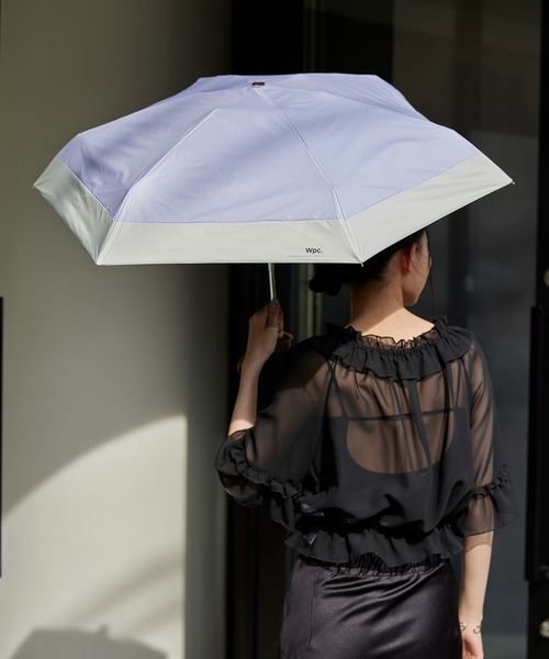 Wpc.（ダブリュピーシー）の「【Wpc.】晴雨兼用完全遮光 遮光切り継ぎタイニー ミニ（折りたたみ傘・レディース・ネイビー/サックスブルー/イエロー/ブルー/グリーン/ミント/ピンク系その他/ピンク/ブラック/パープル/ブラウン/ベージュ/ピンク系その他3/ライトグレー・FREE）」の22枚目の写真