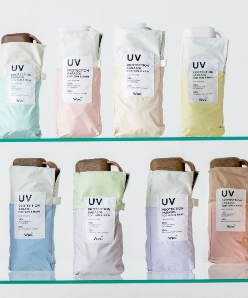Wpc.（ダブリュピーシー）の「【Wpc.】晴雨兼用完全遮光 遮光切り継ぎタイニー ミニ（折りたたみ傘・レディース・ネイビー/サックスブルー/イエロー/ブルー/グリーン/ミント/ピンク系その他/ピンク/ブラック/パープル/ブラウン/ベージュ/ピンク系その他3/ライトグレー・FREE）」の16枚目の写真