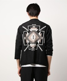 BACK NUMBER | 【BACK NUMBER】ネイティブ柄ニットカーディガン(カーディガン/ボレロ)