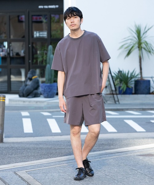 URBAN RESEARCH ROSSO MEN(アーバンリサーチロッソメン)の「メッシュ切替アクティブTシャツ(Tシャツ/カットソー・メンズ・ブラック/チャコールグレー・MEDIUM/LARGE)」の6枚目の写真