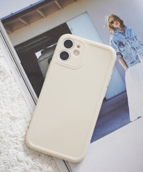 Port(ポート)の「ミルキーカラー iPhoneケース ( 7 / 8 / SE2 / 11 / 12 / 12mini / 13 / 14 / 14pro ) #_(スマホケース/カバー・レディース・ピンク/ブルー/アイボリー/ライトグレー・A/C/D/B/G/H/I/J)」の14枚目の写真