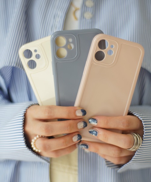 Port(ポート)の「ミルキーカラー iPhoneケース ( 7 / 8 / SE2 / 11 / 12 / 12mini / 13 / 14 / 14pro ) #_(スマホケース/カバー・レディース・ピンク/ブルー/アイボリー/ライトグレー・A/C/D/B/G/H/I/J)」の13枚目の写真