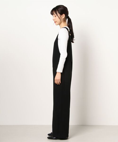 SHEL'TTER ORIGINAL（シェルターオリジナル）の「ロングストラップワイドパンツ（その他パンツ・レディース・ブラック/ベージュ/キャメル・FREE）」の4枚目の写真