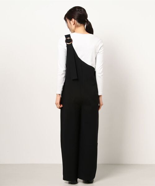 SHEL'TTER ORIGINAL（シェルターオリジナル）の「ロングストラップワイドパンツ（その他パンツ・レディース・ブラック/ベージュ/キャメル・FREE）」の5枚目の写真