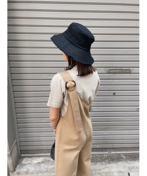 SHEL'TTER ORIGINAL（シェルターオリジナル）の「ロングストラップワイドパンツ（その他パンツ・レディース・ブラック/ベージュ/キャメル・FREE）」の3枚目の写真