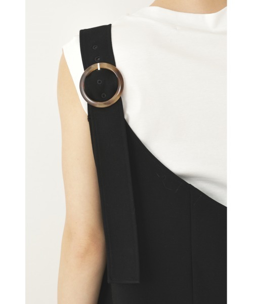 SHEL'TTER ORIGINAL（シェルターオリジナル）の「ロングストラップワイドパンツ（その他パンツ・レディース・ブラック/ベージュ/キャメル・FREE）」の10枚目の写真