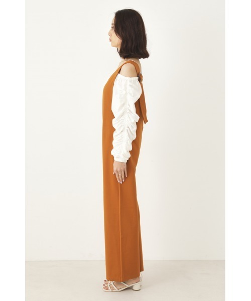 SHEL'TTER ORIGINAL（シェルターオリジナル）の「ロングストラップワイドパンツ（その他パンツ・レディース・ブラック/ベージュ/キャメル・FREE）」の17枚目の写真