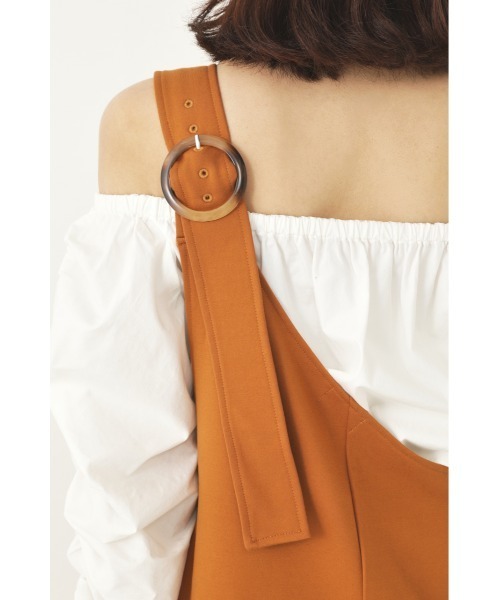 SHEL'TTER ORIGINAL（シェルターオリジナル）の「ロングストラップワイドパンツ（その他パンツ・レディース・ブラック/ベージュ/キャメル・FREE）」の20枚目の写真