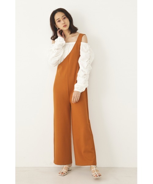 SHEL'TTER ORIGINAL（シェルターオリジナル）の「ロングストラップワイドパンツ（その他パンツ・レディース・ブラック/ベージュ/キャメル・FREE）」の16枚目の写真