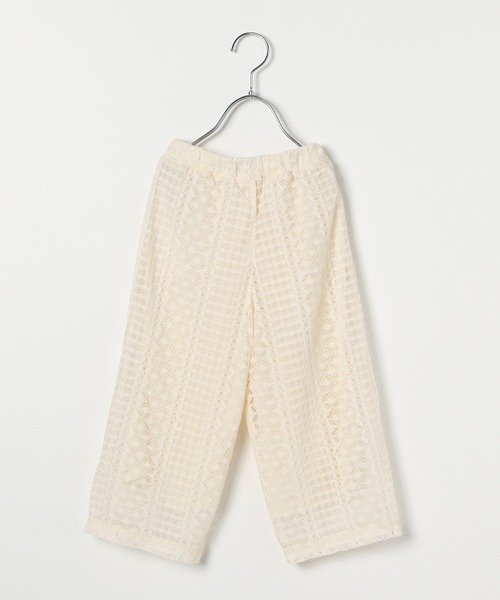 GLOBAL WORK(グローバルワーク)の「【キッズ】ラッセルレースパンツ/949401(その他パンツ・キッズ・オフホワイト/ブラック・100cm/110cm/120cm/130cm/140cm/150cm/160cm)」の3枚目の写真