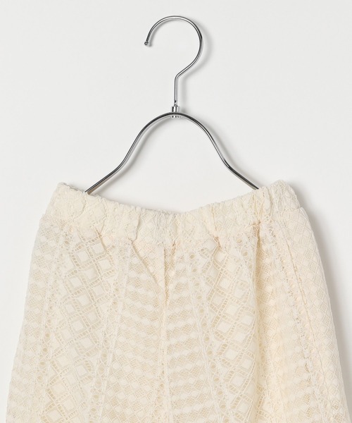 GLOBAL WORK(グローバルワーク)の「【キッズ】ラッセルレースパンツ/949401(その他パンツ・キッズ・オフホワイト/ブラック・100cm/110cm/120cm/130cm/140cm/150cm/160cm)」の4枚目の写真