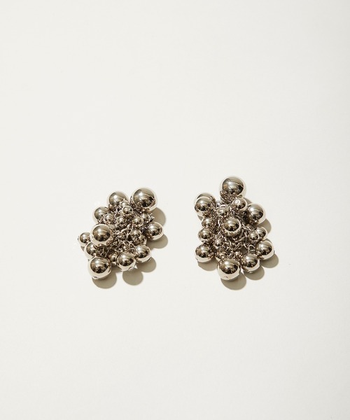 TOGA PULLA（トーガ　プルラ）の「ビーズイヤリング TP12-AK253（ネックレス・レディース・シルバー/ブラック・FREE）」の3枚目の写真