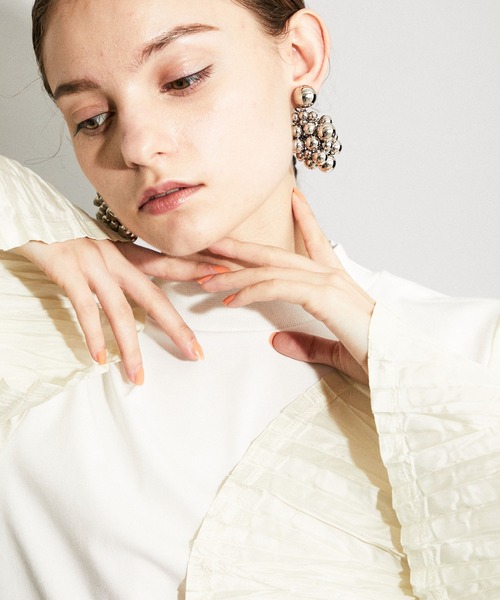 TOGA PULLA（トーガ　プルラ）の「ビーズイヤリング TP12-AK253（ネックレス・レディース・シルバー/ブラック・FREE）」の16枚目の写真