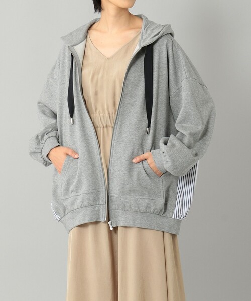 GRACE CONTINENTAL(グレースコンチネンタル)の「【LIFE STYLE WEAR】ドルマン裏毛パーカー(パーカー・レディース・ベージュ/グレー・36)」の20枚目の写真