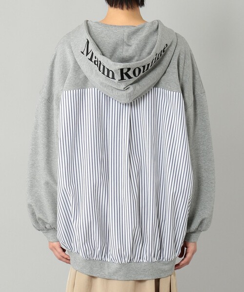 GRACE CONTINENTAL(グレースコンチネンタル)の「【LIFE STYLE WEAR】ドルマン裏毛パーカー(パーカー・レディース・ベージュ/グレー・36)」の12枚目の写真