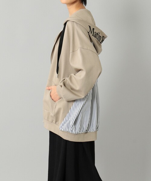 GRACE CONTINENTAL(グレースコンチネンタル)の「【LIFE STYLE WEAR】ドルマン裏毛パーカー(パーカー・レディース・ベージュ/グレー・36)」の10枚目の写真