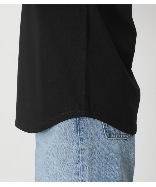 crie conforto（クリーコンフォルト）の「フレンチスリーブクルーPO（Tシャツ/カットソー・レディース・ブラック/ホワイト/ベージュ・MEDIUM/LARGE）」の21枚目の写真