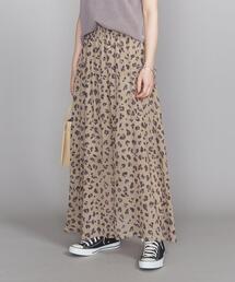 BEAUTY&YOUTH UNITED ARROWS | BY レオパードプリントマキシスカート -ウォッシャブル-(スカート)
