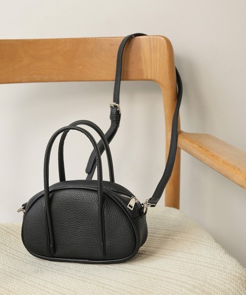 Bab（バブ）の「【WEB限定】ミニボストンショルダーバッグ（ボストンバッグ・レディース・アイボリー/ベージュ/ブラック・ONESIZE）」の7枚目の写真