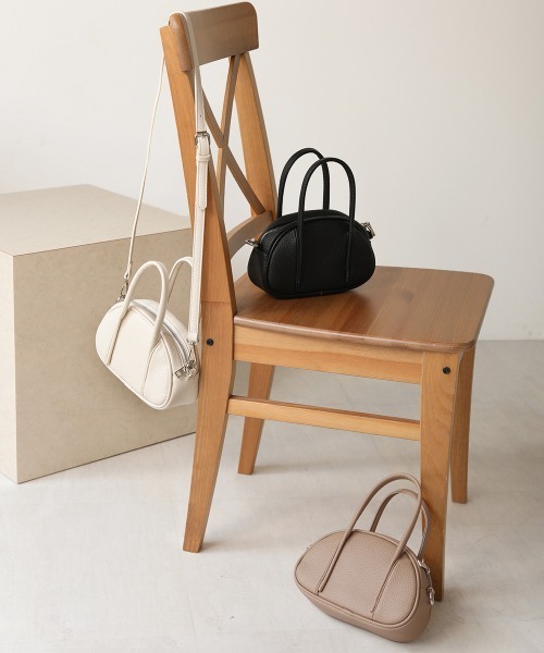 Bab（バブ）の「【WEB限定】ミニボストンショルダーバッグ（ボストンバッグ・レディース・アイボリー/ベージュ/ブラック・ONESIZE）」の10枚目の写真