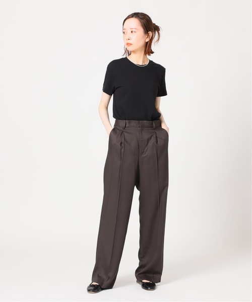 IENA（イエナ）の「エコフィルビエラパンツ◆（スラックス・レディース・グレー/レッド/ブルー・34/38/36）」の4枚目の写真