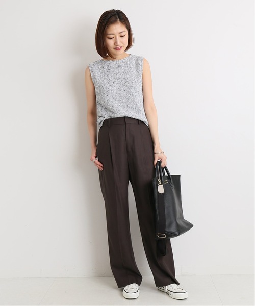 IENA（イエナ）の「エコフィルビエラパンツ◆（スラックス・レディース・グレー/レッド/ブルー・34/38/36）」の5枚目の写真