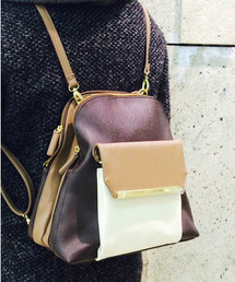 PAPILLONNER | 3-カラーリュック(バックパック/リュック)