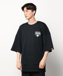 HIPANDA ハイパンダ メンズ BROコラボ スロットマシーンキャラクタープリント 半袖Tシャツ