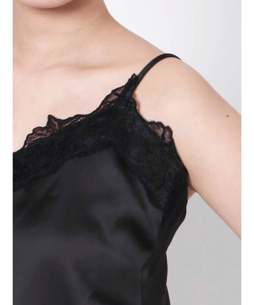 GYDA（ジェイダ）の「サテンルームウェアSETUP（ルームウェア/パジャマ・レディース・ブラック/ベージュ・FREE）」の15枚目の写真