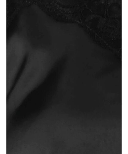 GYDA（ジェイダ）の「サテンルームウェアSETUP（ルームウェア/パジャマ・レディース・ブラック/ベージュ・FREE）」の8枚目の写真