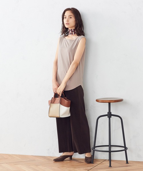 COMME CA ISM（コムサイズム）の「リング付きスカーフ（ストール/ショール・レディース・レッド/カーキ/ブルー/マスタード・FREE）」の21枚目の写真