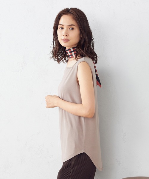 COMME CA ISM（コムサイズム）の「リング付きスカーフ（ストール/ショール・レディース・レッド/カーキ/ブルー/マスタード・FREE）」の10枚目の写真